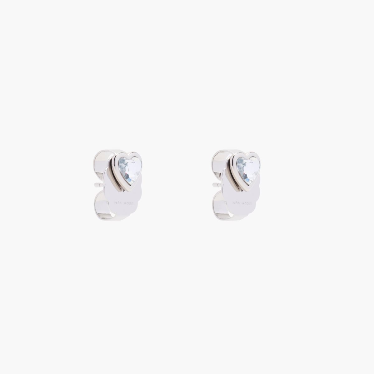 Marc Jacobs Charmed Heart Stud Earrings Argent | FUEJKQ-746
