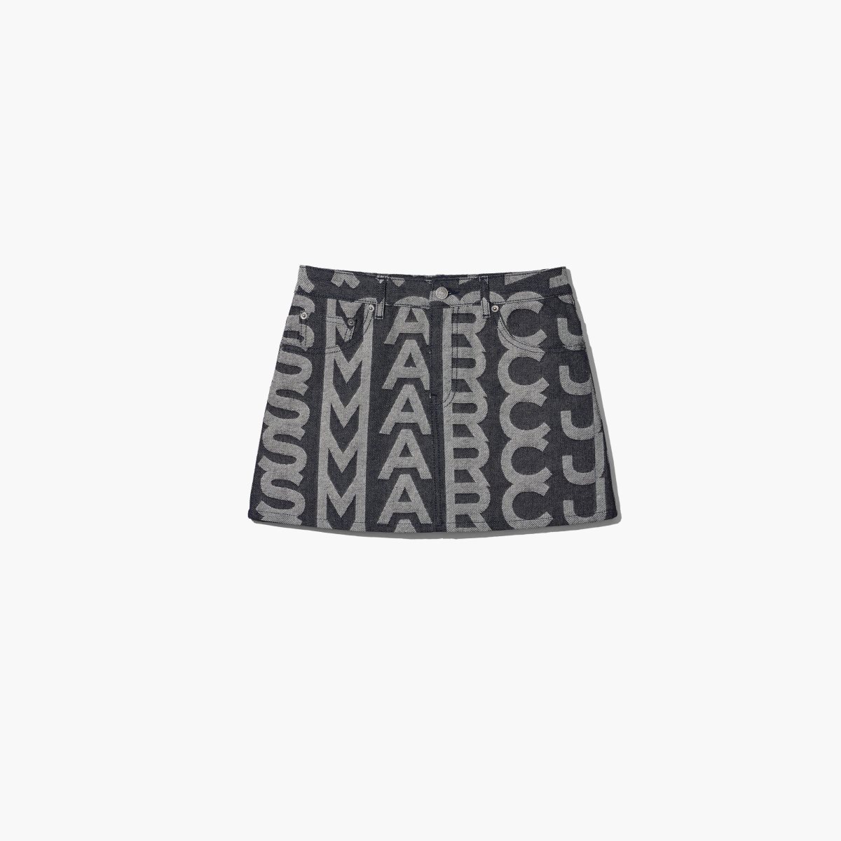 Marc Jacobs Monogram Denim Mini Skirt Bleu | XFJBZC-870