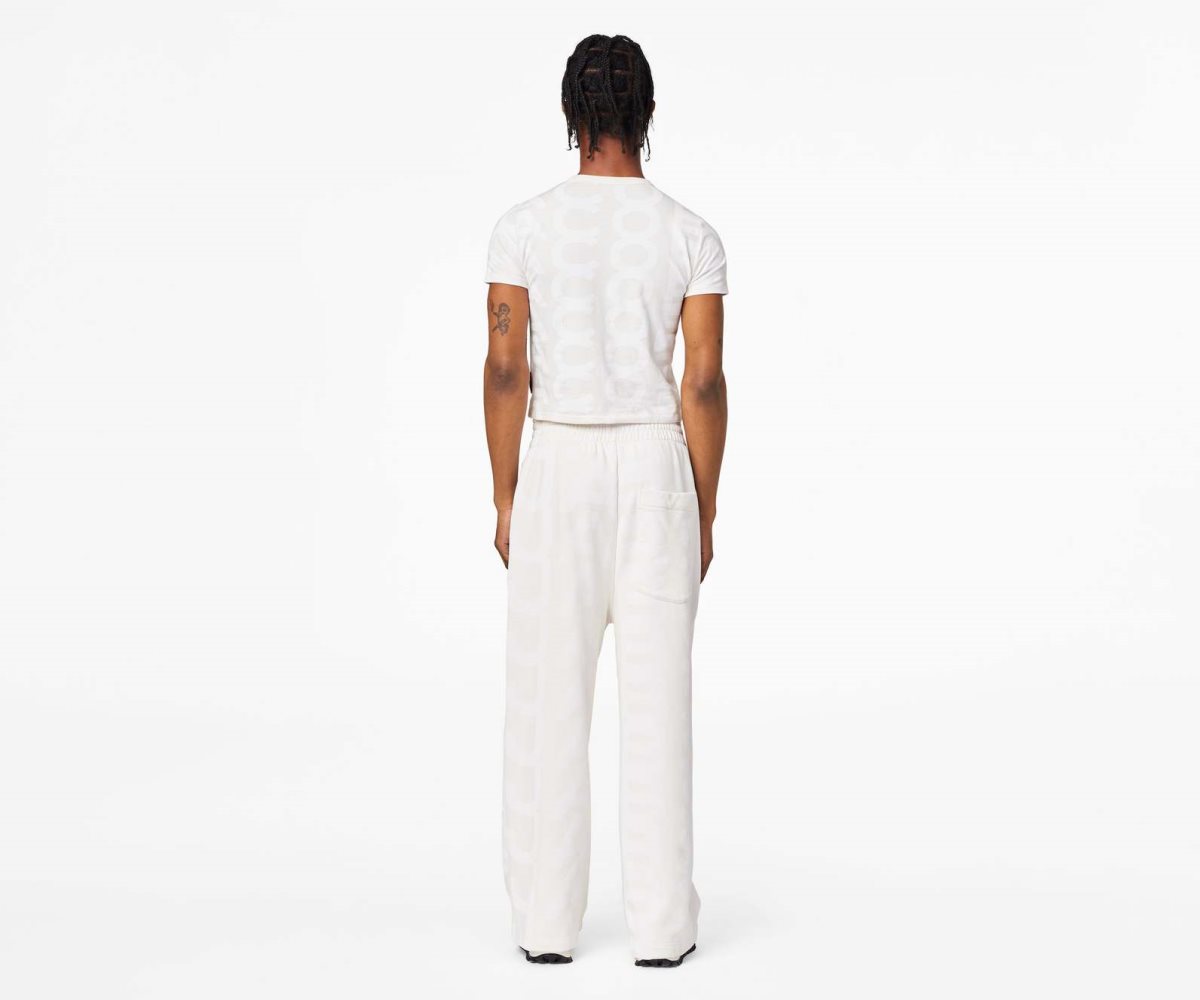 Marc Jacobs Monogram Oversized Sweatpants Blanche | LJXKBQ-407