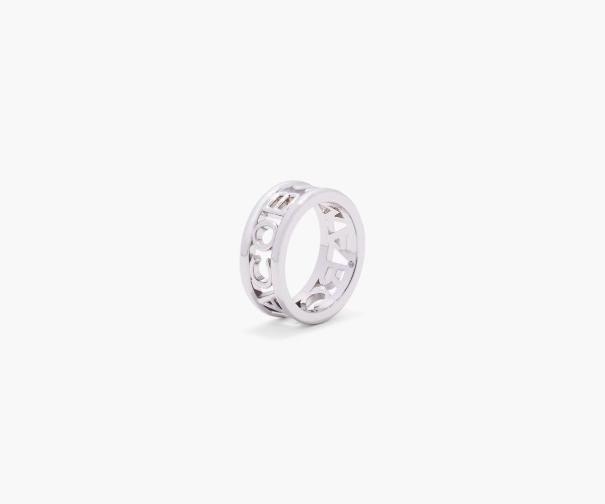 Marc Jacobs Monogram Ring Argent | CXTEVJ-760