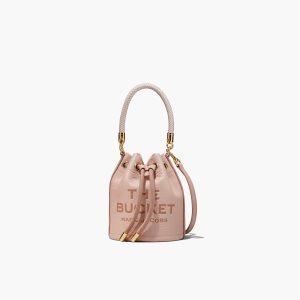 Marc Jacobs Cuir Micro Bucket Bag Rose | PHIFLQ-746