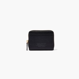 Marc Jacobs Cuir Zip Around Wallet Noir | BZTEWO-819