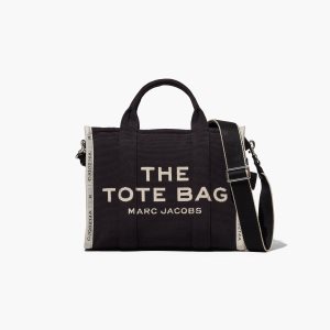 Marc Jacobs Jacquard Medium Tote Bag Noir | JCRLSX-013