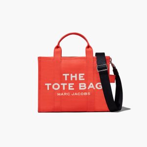 Marc Jacobs Medium Tote Bag Orange | YWFZXV-907