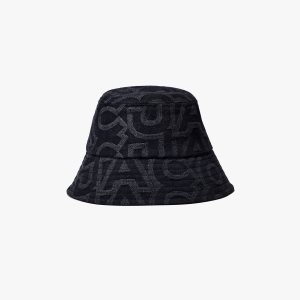 Marc Jacobs Monogram Bucket Hat Noir | KUCVSW-279