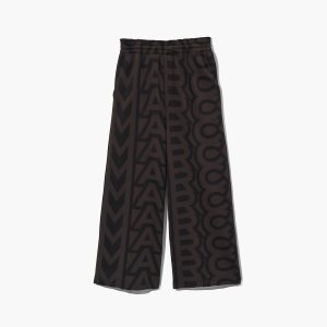 Marc Jacobs Monogram Oversized Sweatpants Noir Grise | FGBKRN-791