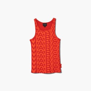 Marc Jacobs Monogram Rib Tank Orange Rouge | UPWAVN-189