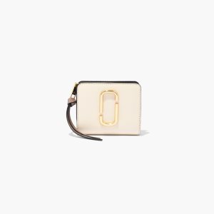 Marc Jacobs Snapshot Mini Compact Wallet Blanche Multicolore | KLRUYH-718