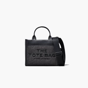 Marc Jacobs Woven DTM Mini Tote Bag Noir | CXTLMW-423
